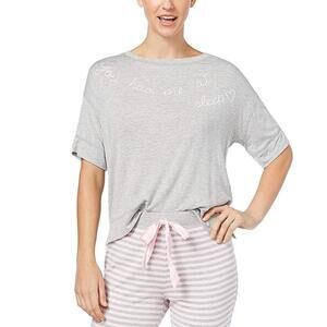 Jenni By Jennifer Moore Womens Graphic Print Pajama T-Shirt Size 2XL